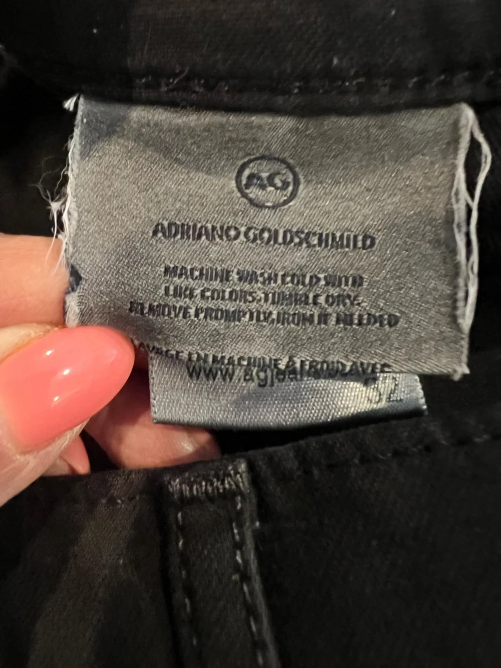 AG Relaxed Tapered Cargo Pants NWT Black 32x31 Sulfur Pure Black